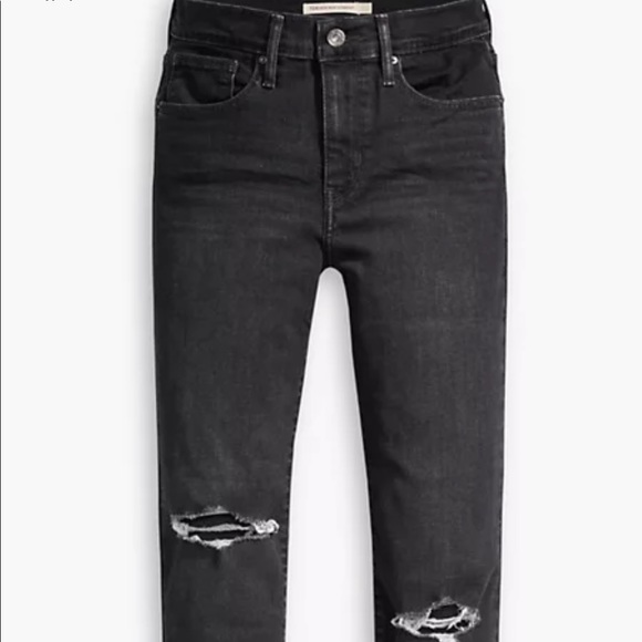 Levi’s 724 high rise straight cropped jeans. Size 0 - Picture 1 of 8